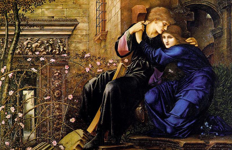 Edward Burne-Jones Love Among the Ruins Germany oil painting art